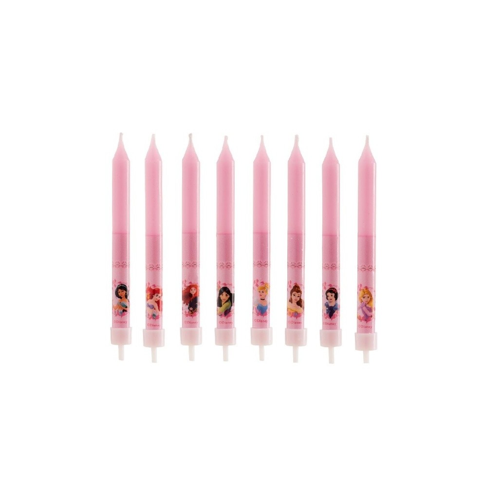 Decor - Birthday candles - Princess - 8pcs