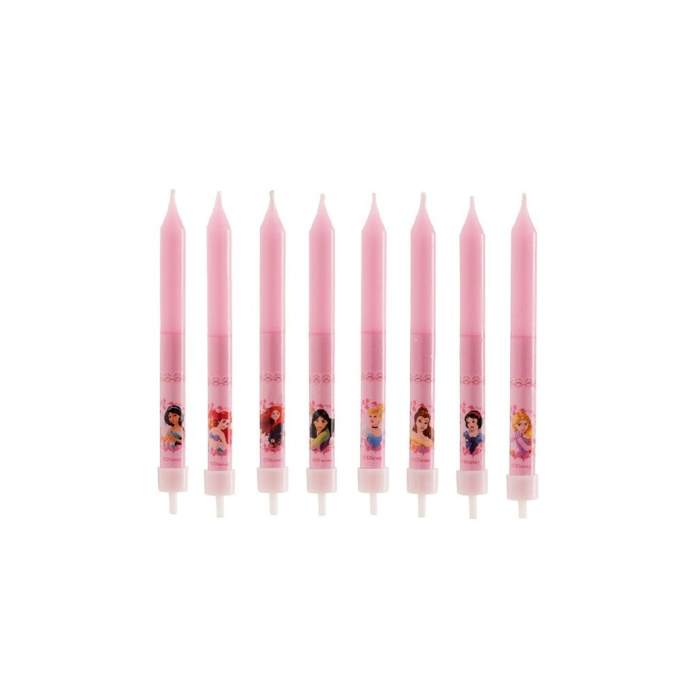Dekora - Birthday candles - Princess - 8pcs