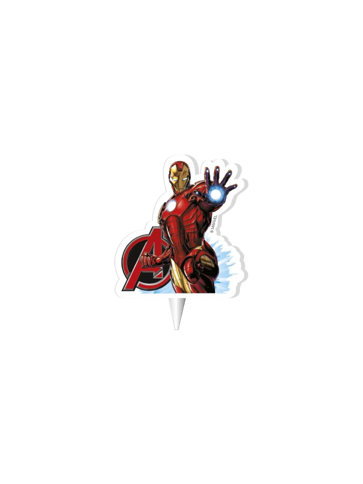 Dekora  Torten Kerze -  Iron Man - Avengers - 1ks