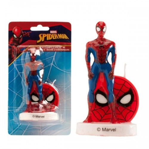 Cake Decoration Candle - Spiderman - 1 piece