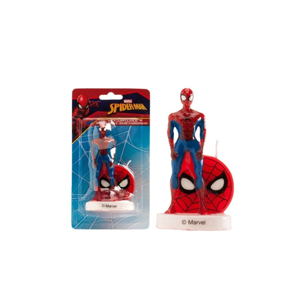 Cake Decoration Candle - Spiderman - 1 piece