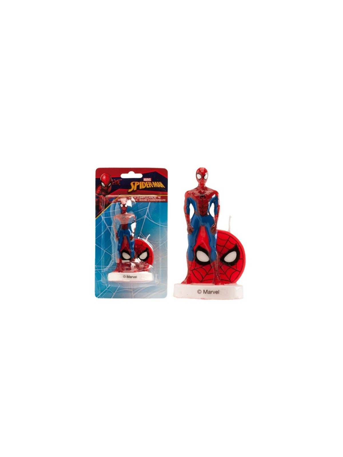 Cake Decoration Candle - Spiderman - 1 piece