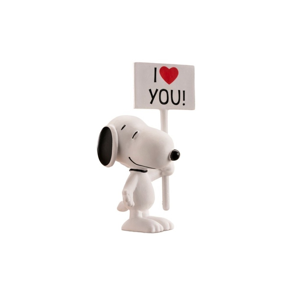 Dekorationsfigur - Snoopy  "ICH LIEBE DICH"