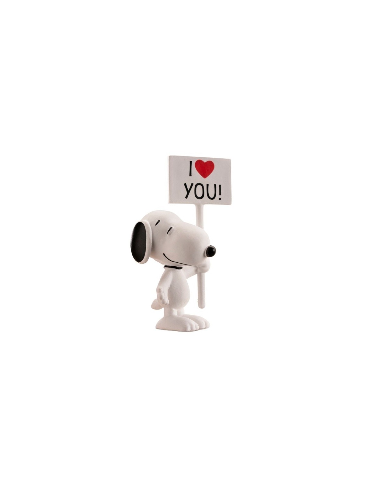 Dekorační figurka - Snoopy  "I LOVE YOU"