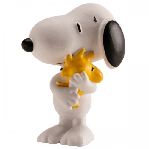 Dekorative Figur -  Snoopy mit einem Vogel