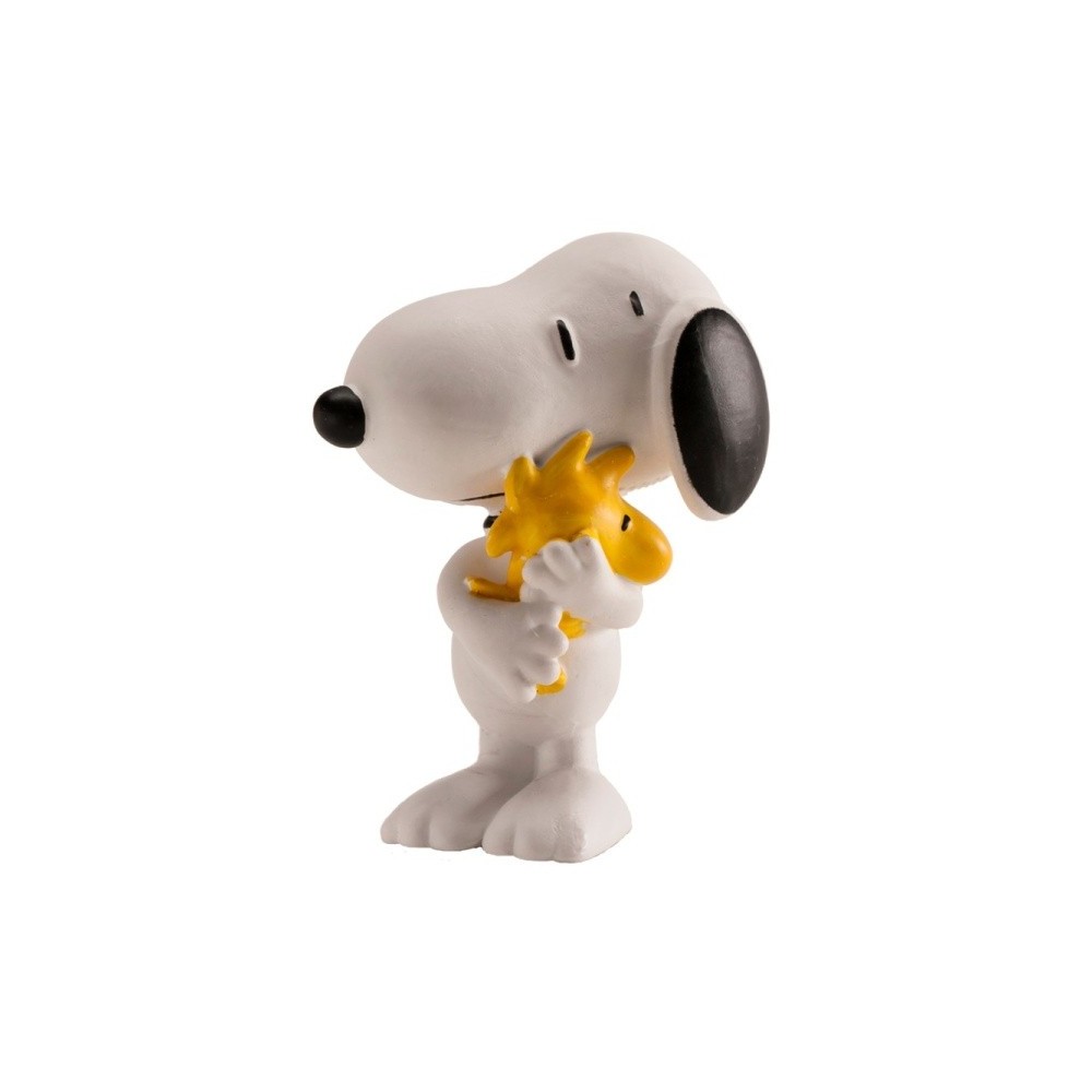 Dekorative Figur -  Snoopy mit einem Vogel