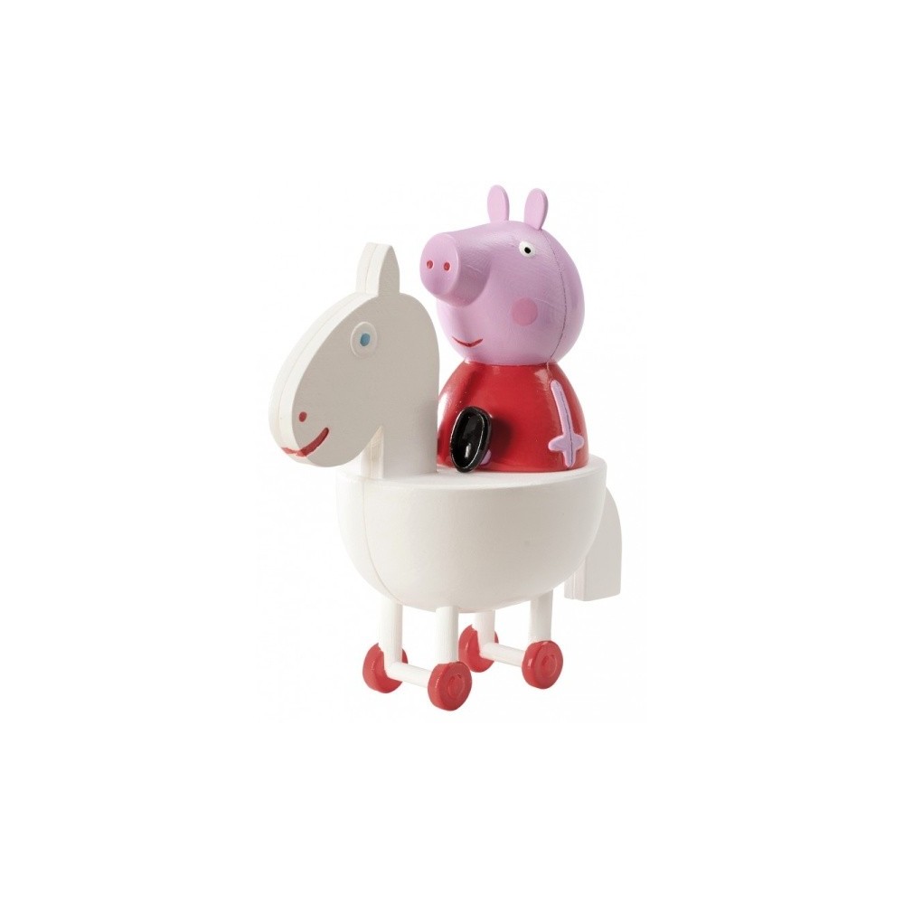 DeKora - Set dekorative Figur - Peppa Pig + Karussell