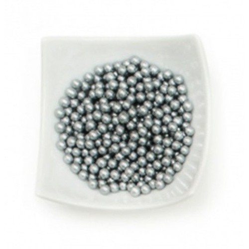 Decora - Sugar beads large 8mm - silver 100g