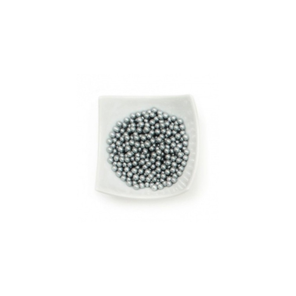 Decora - Cukrové perličky veľké 8mm - strieborné 100g