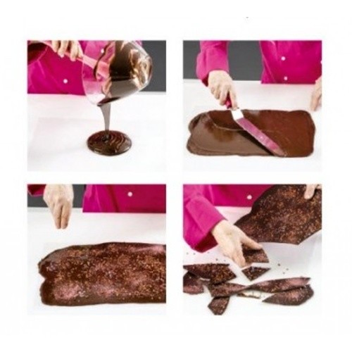 PVC Schokoladenfolie - ohne Druck 40 x 30 cm - 10stück