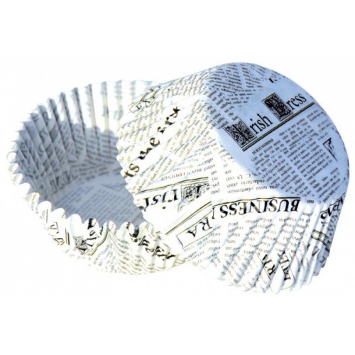 Pastry baskets - newspaper - 50 pieces