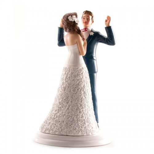 Svatební figurky - ruce vzhůru