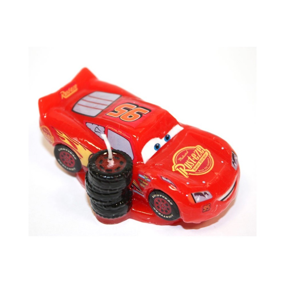 Decorative Cake Candle - Cars - Lightning McQueen 3D - 1pc