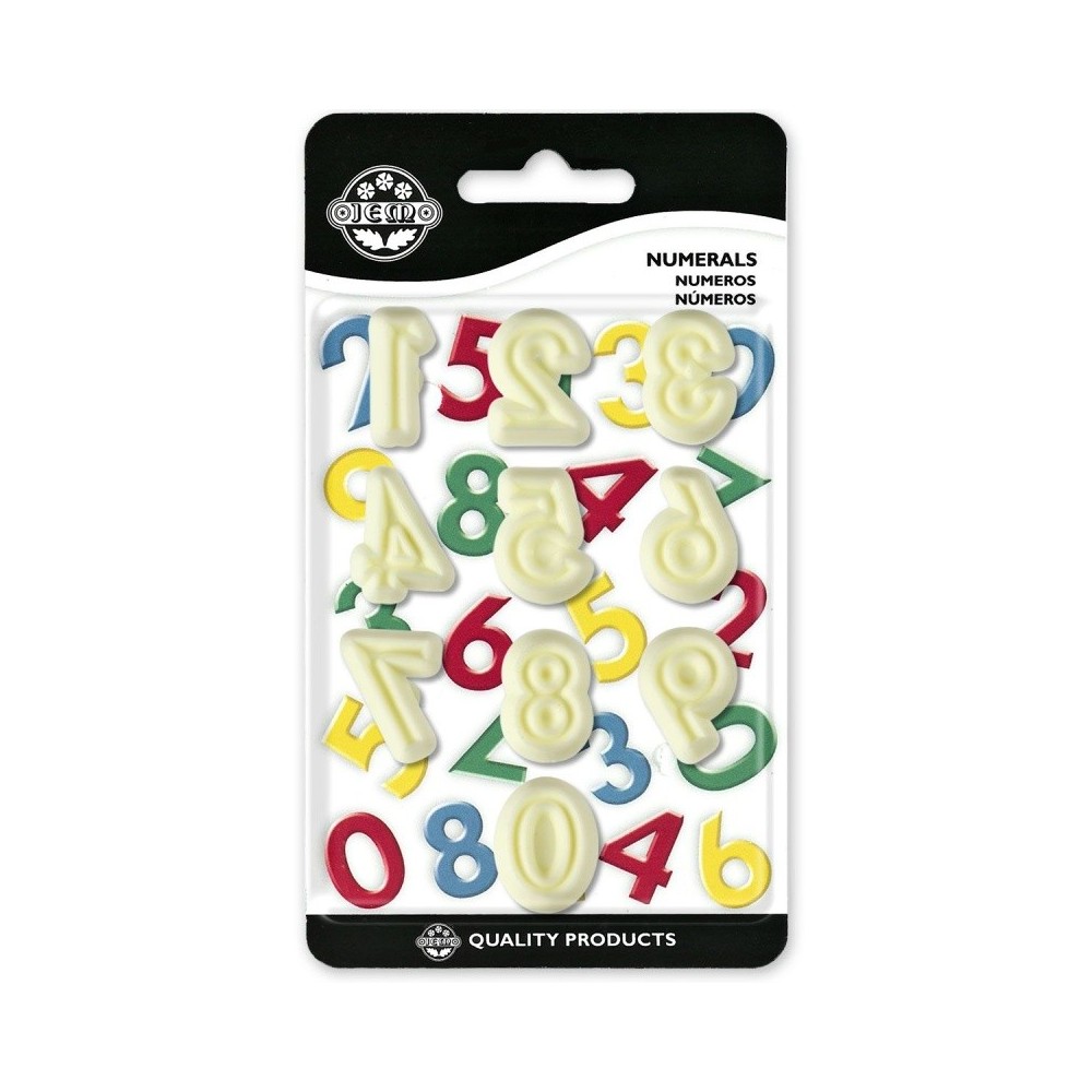 JEM numerals set - digits - 10 pieces