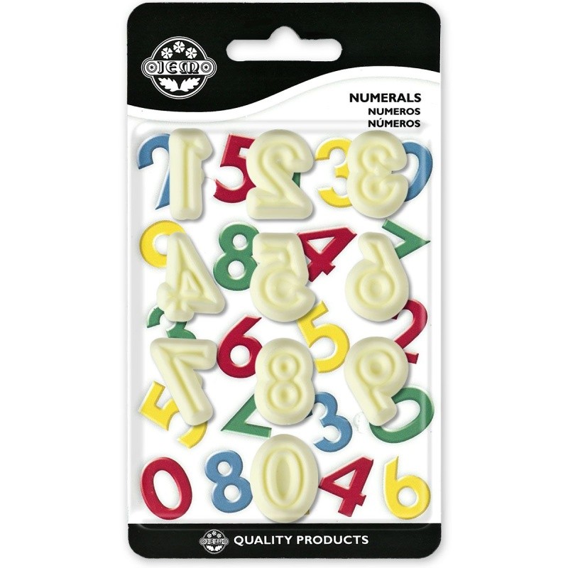 JEM numerals set - číslice - 10ks