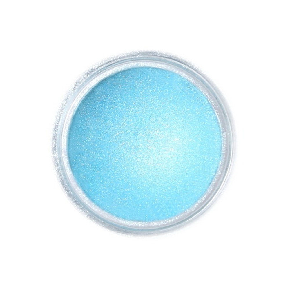 Jedlá prachová perleťová farba Fractal - Frozen Blue (3 g)