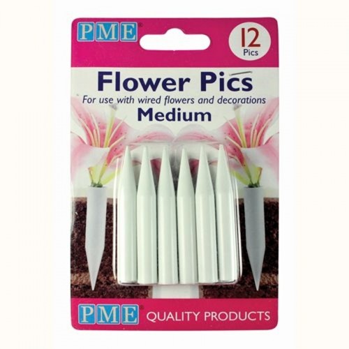 PME zápich na živé květiny - střední 12ks