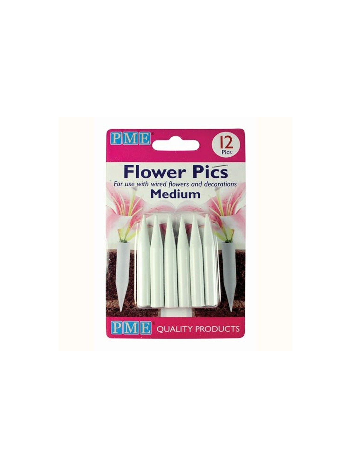 PME Flower Picks - Medium 12pcs