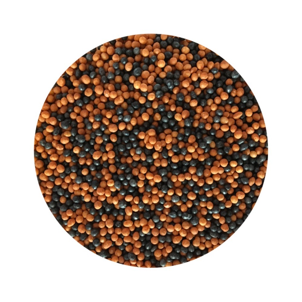 BaKery Sugar Beads - Glaze - Orange/Black - 50g