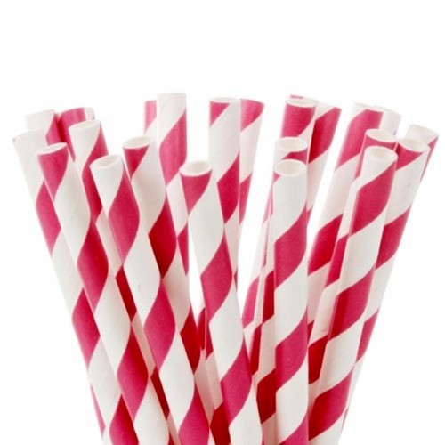 HoM Cake Pop Sticks - pink stripes - 20pcs