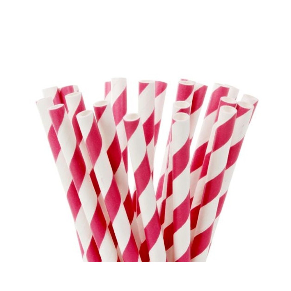 HoM Cake Pop Sticks - pink stripes - 20pcs