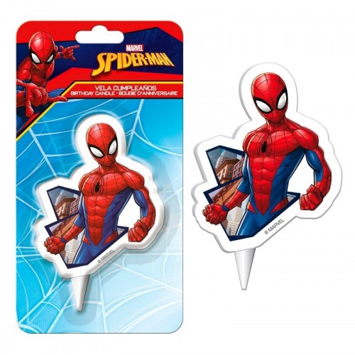 Cake candle decoration - Spiderman 2D - 1pc