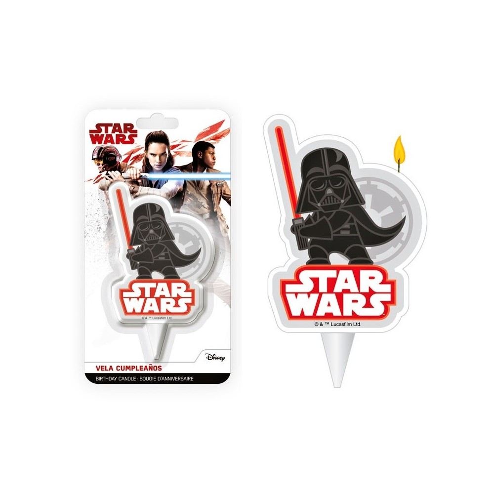 Decorative cake candle - DARTH VADER - small - 1pc