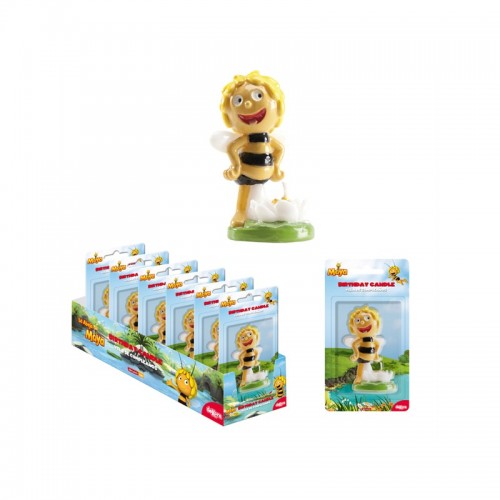 Cake decoration candle - Maya the Bee - 1 piece