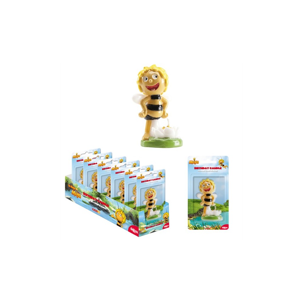 Cake decoration candle - Maya the Bee - 1 piece