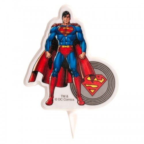 Superman 2D Cake Candle - 1 piece