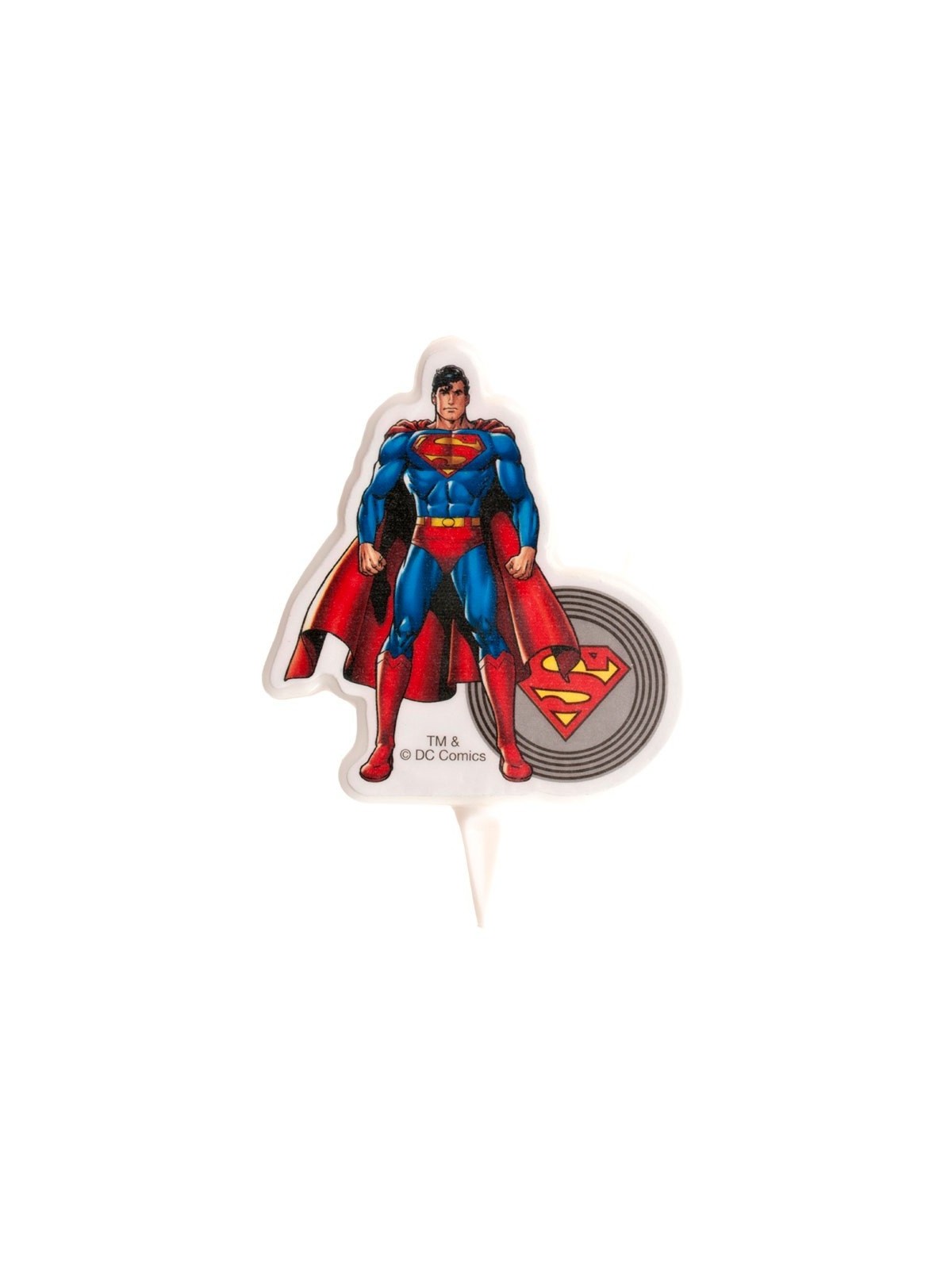 Superman 2D Cake Candle - 1 piece