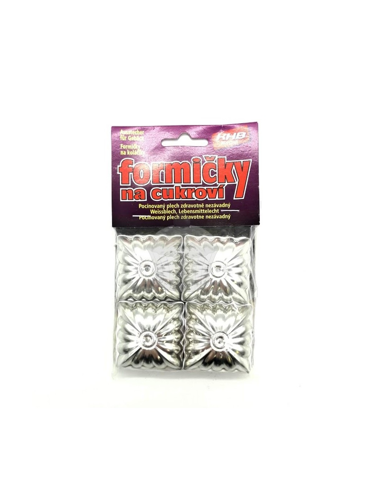 Folding mold - square center 30 pcs.