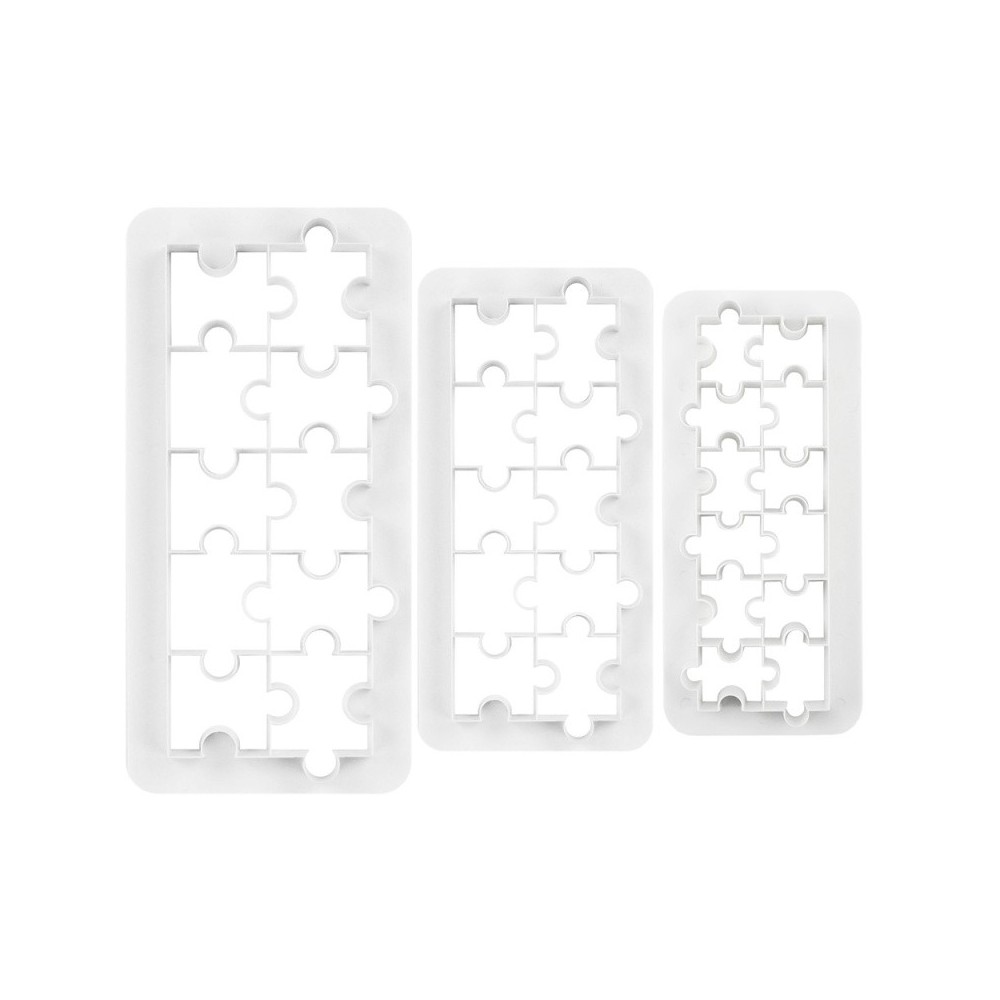 Multicutter set - multi cookie cutter - puzzle 3 pcs