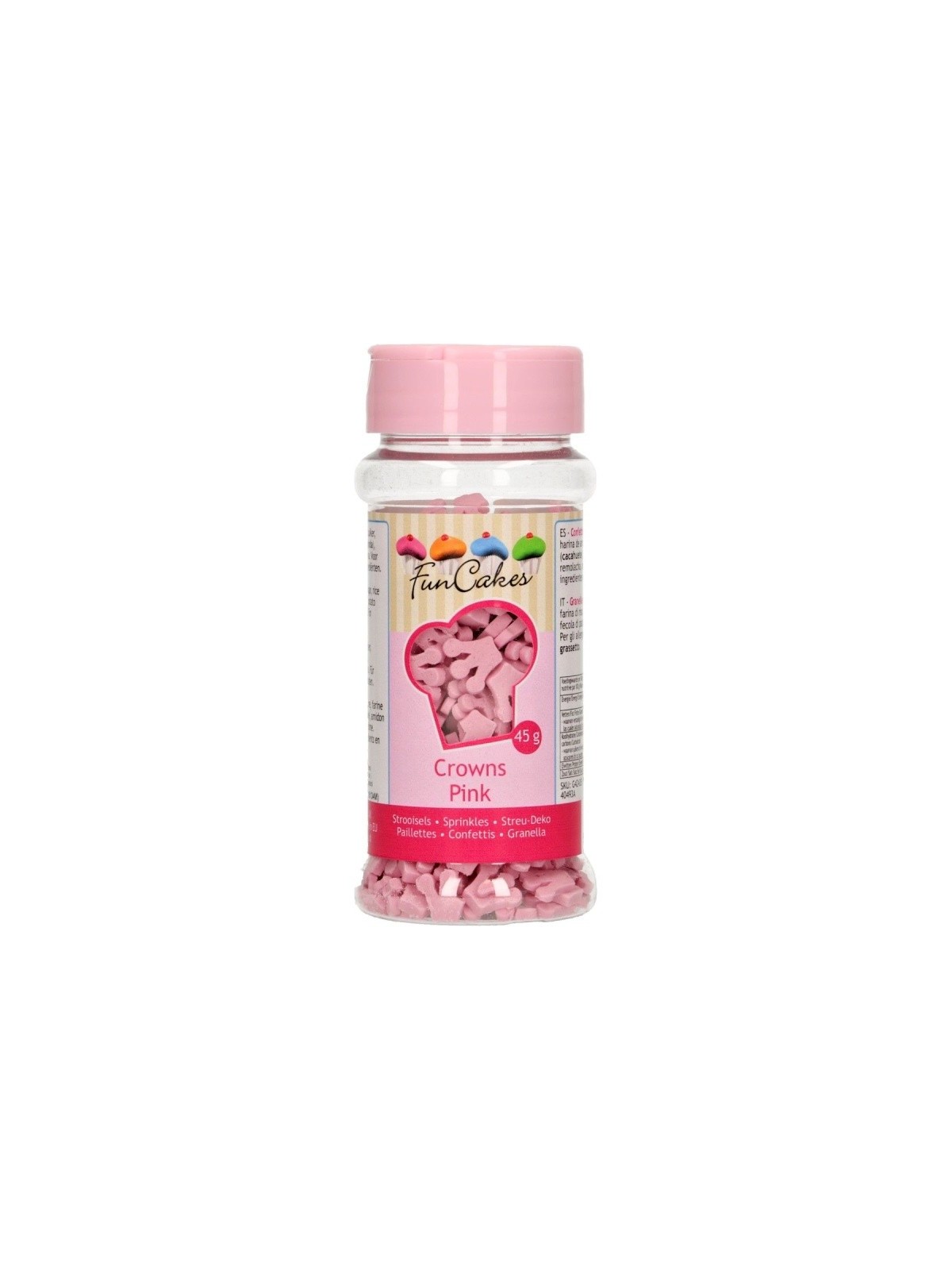 FunCakes Crowns - pink 45g