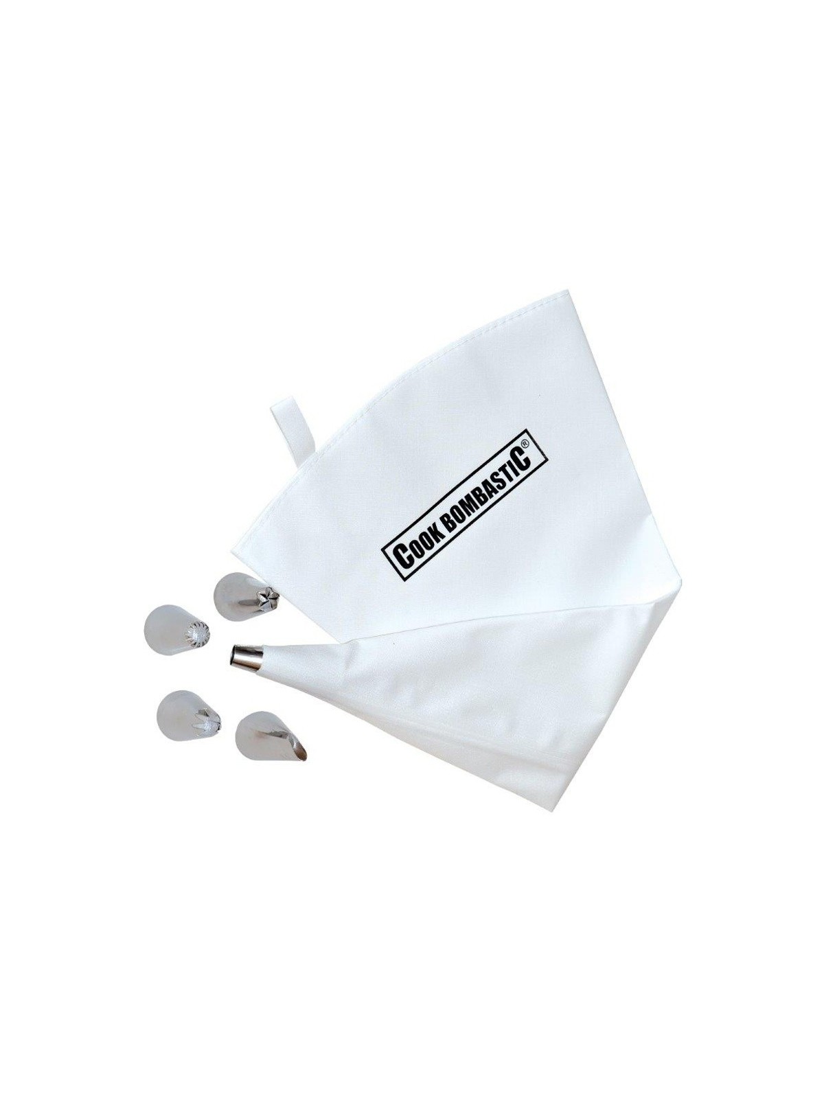 Professional Decorating Bag 40 + Decorating Tips - White