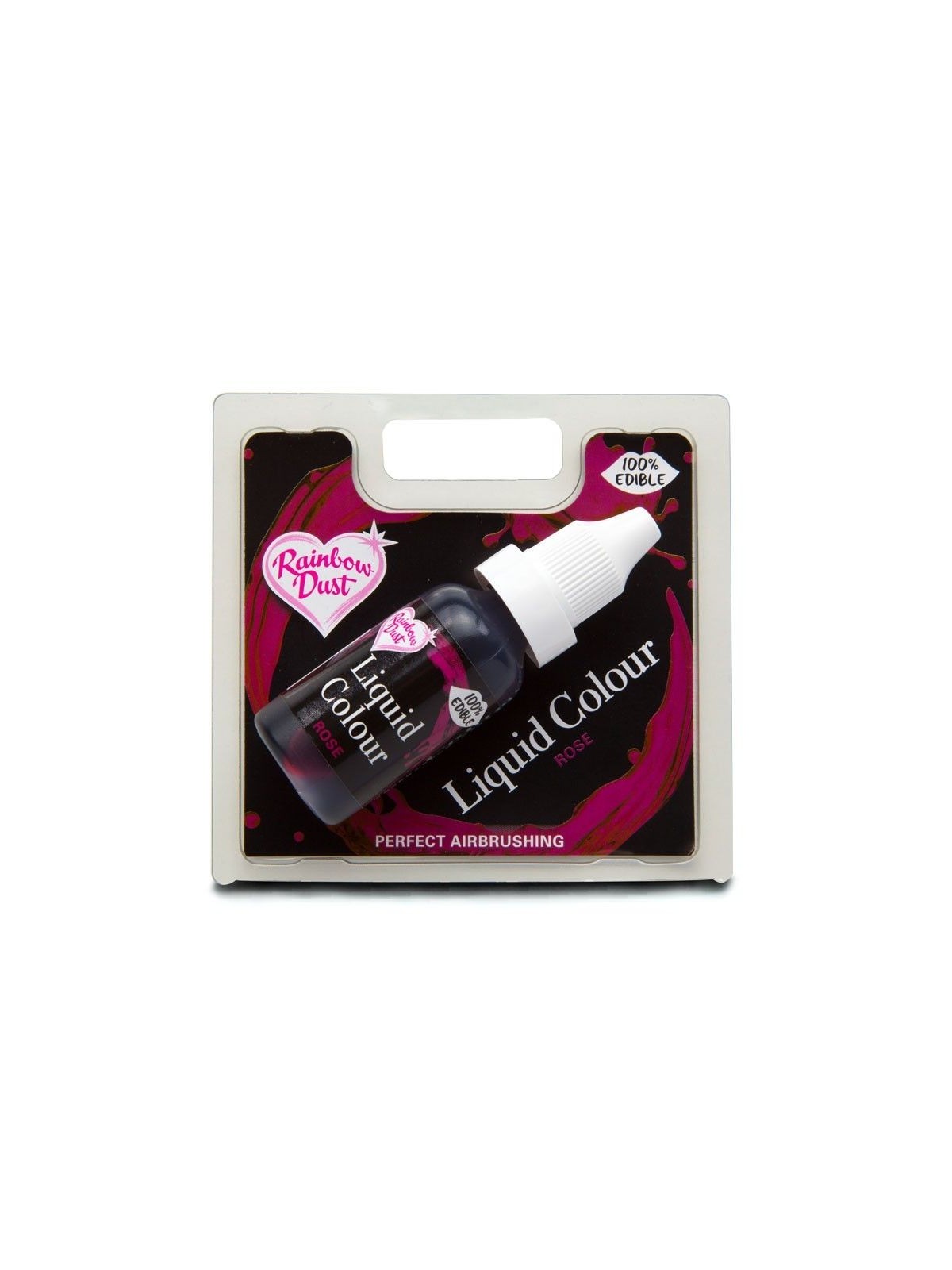 Luftbürstenfarbe flüssig Rose 16ml