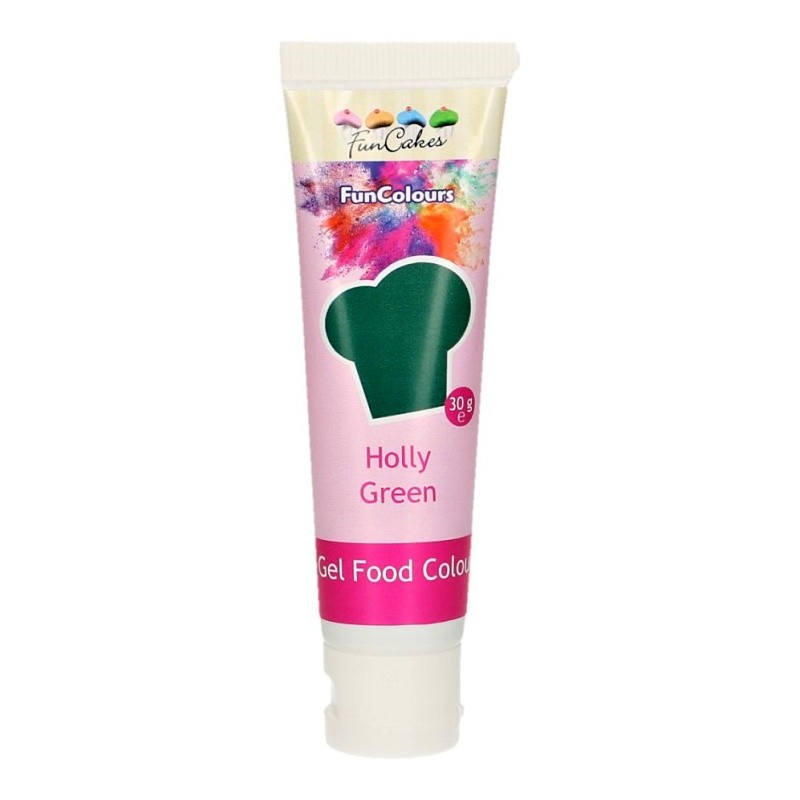 FunColours - gelová barva - zelená - Holly Green 30g