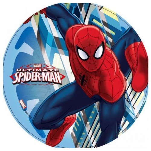 Essbare Papier Round - Spiderman - Wolkenkratzer