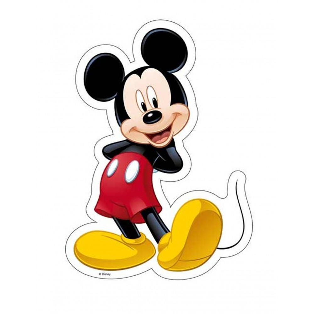 Edible paper Silhouette -  Mickey Mouse 25cm / 1stück