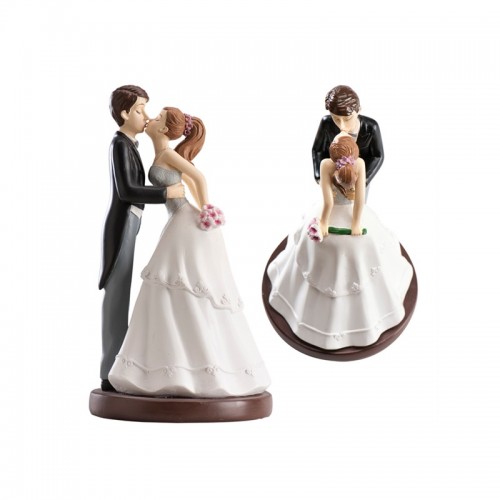 wedding figurines - kiss tilted