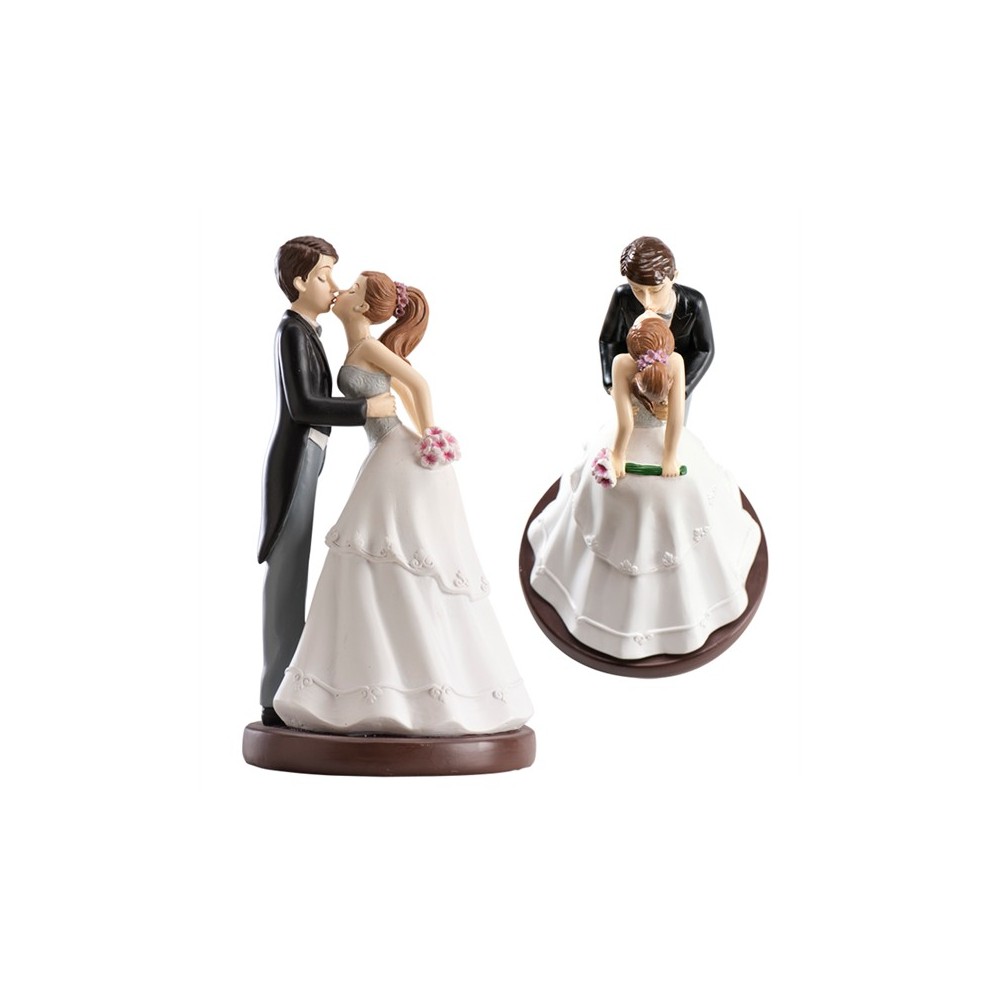 wedding figurines - kiss tilted