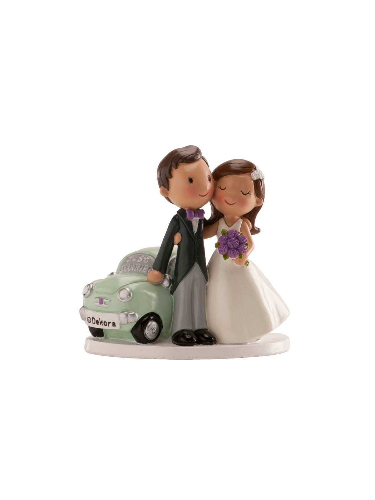 Hochzeitsfiguren - Just Married Car