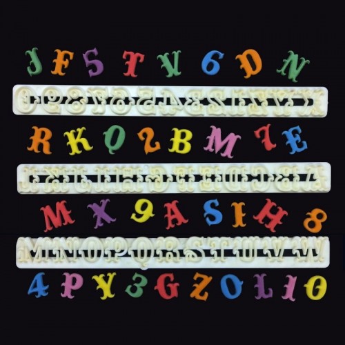 FMM Large Alphabet and Numbers - Carnival 2.2cm