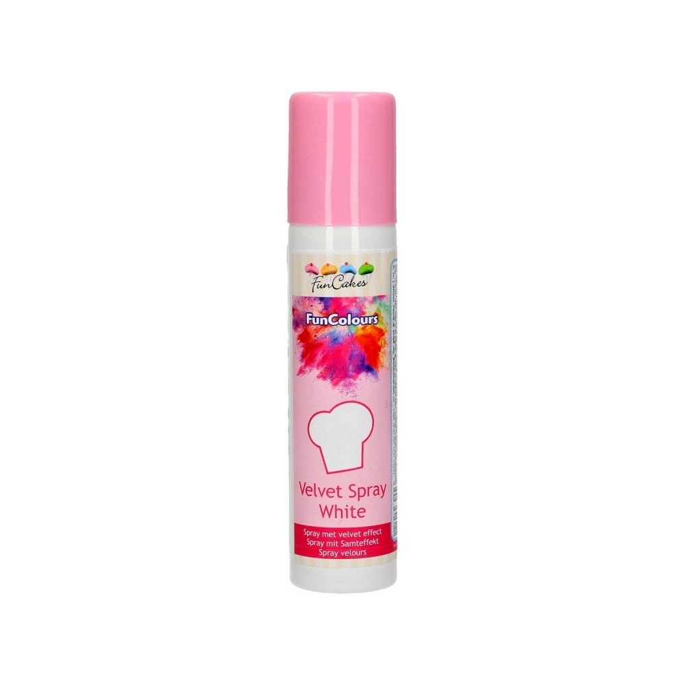 FunCakes Samteffekt Spray - weiß 100ml