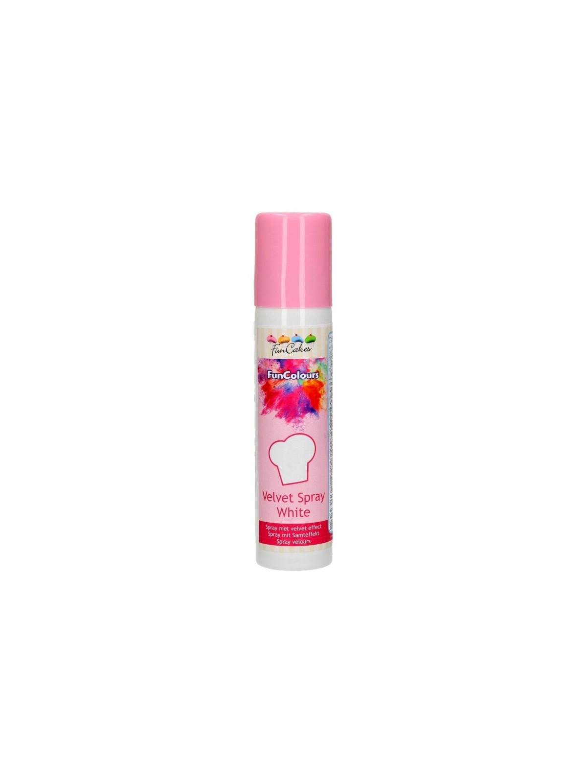 FunCakes Samteffekt Spray - weiß 100ml