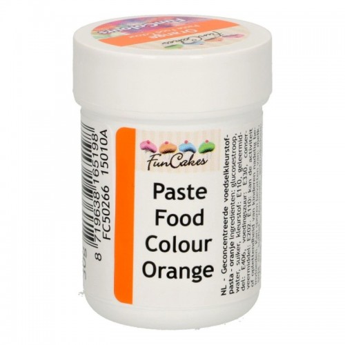 FunColours paste food colour -  orange - cup 30g
