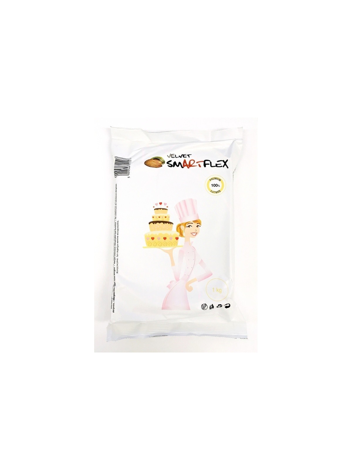 Smartflex Samt Mandel 1kg - Überzugsmasse