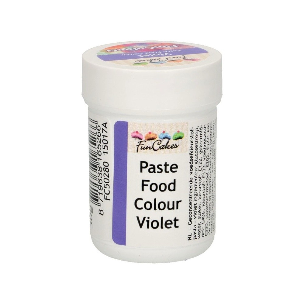 FunColours paste food colour - violet - cup 30g