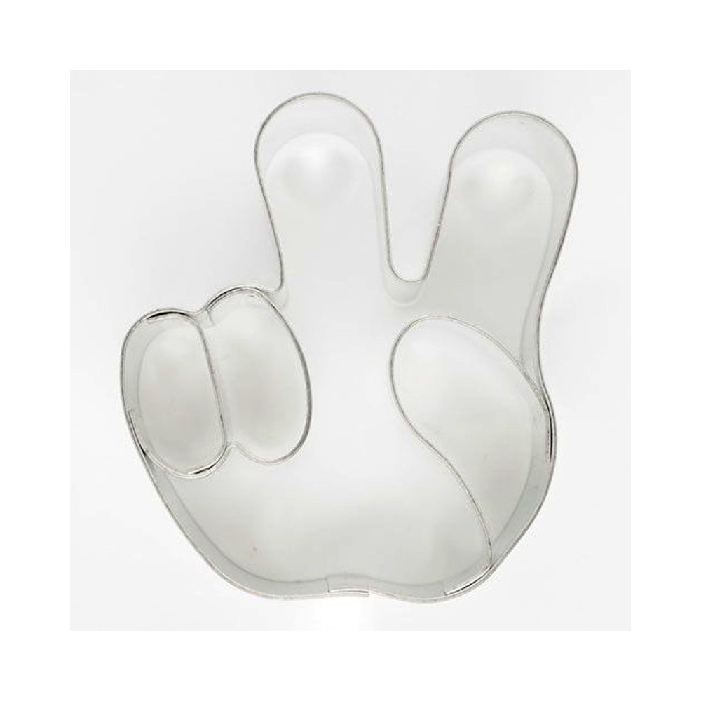 Cookie Cutter - Hand "PEACE"