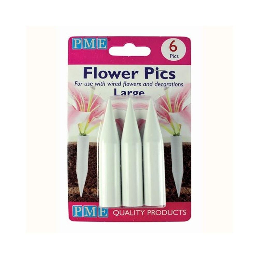 PME flower picks - large 6pcs